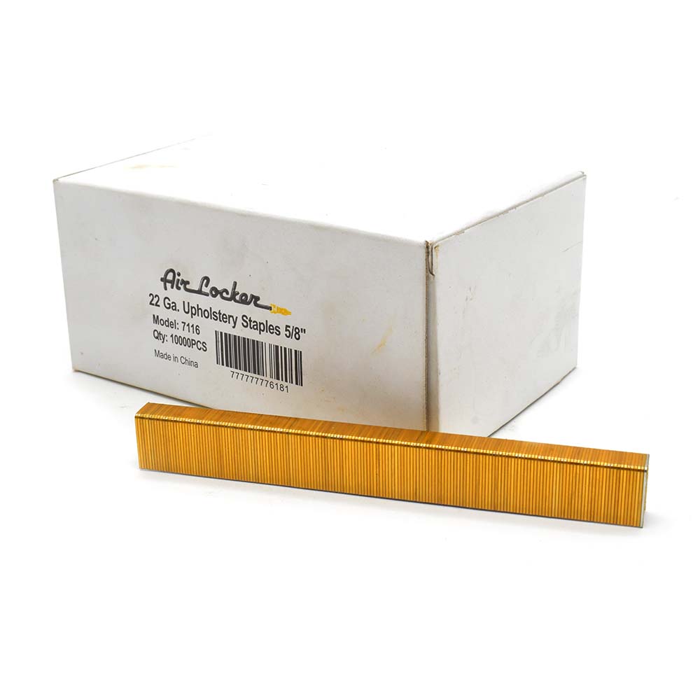 Upholstery Staples 22 Gauge 5/8" Length fits Senco / Bostitch Staplers - 10,000 / pack

