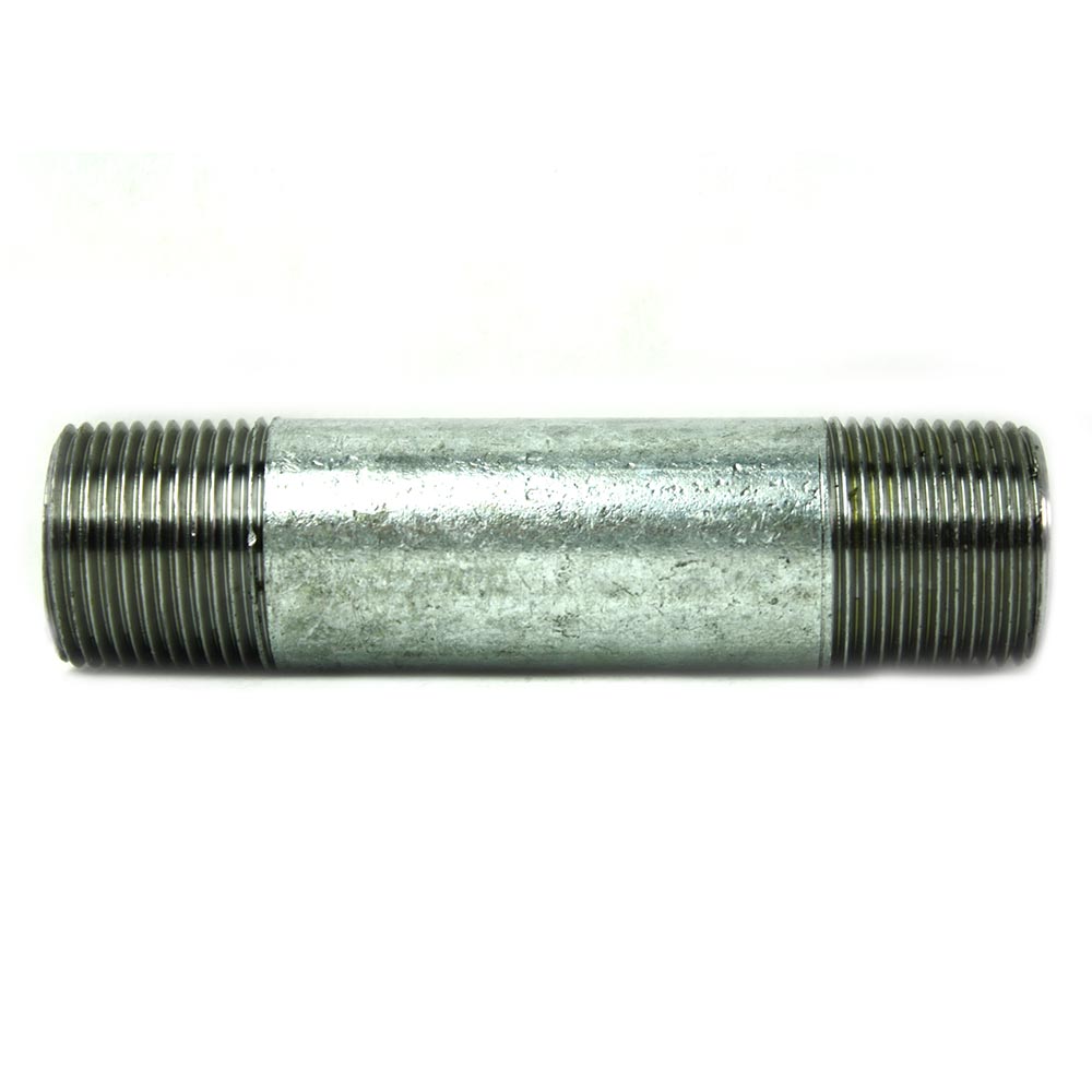 3/4" x 4" Galvanized Steel Nipple
