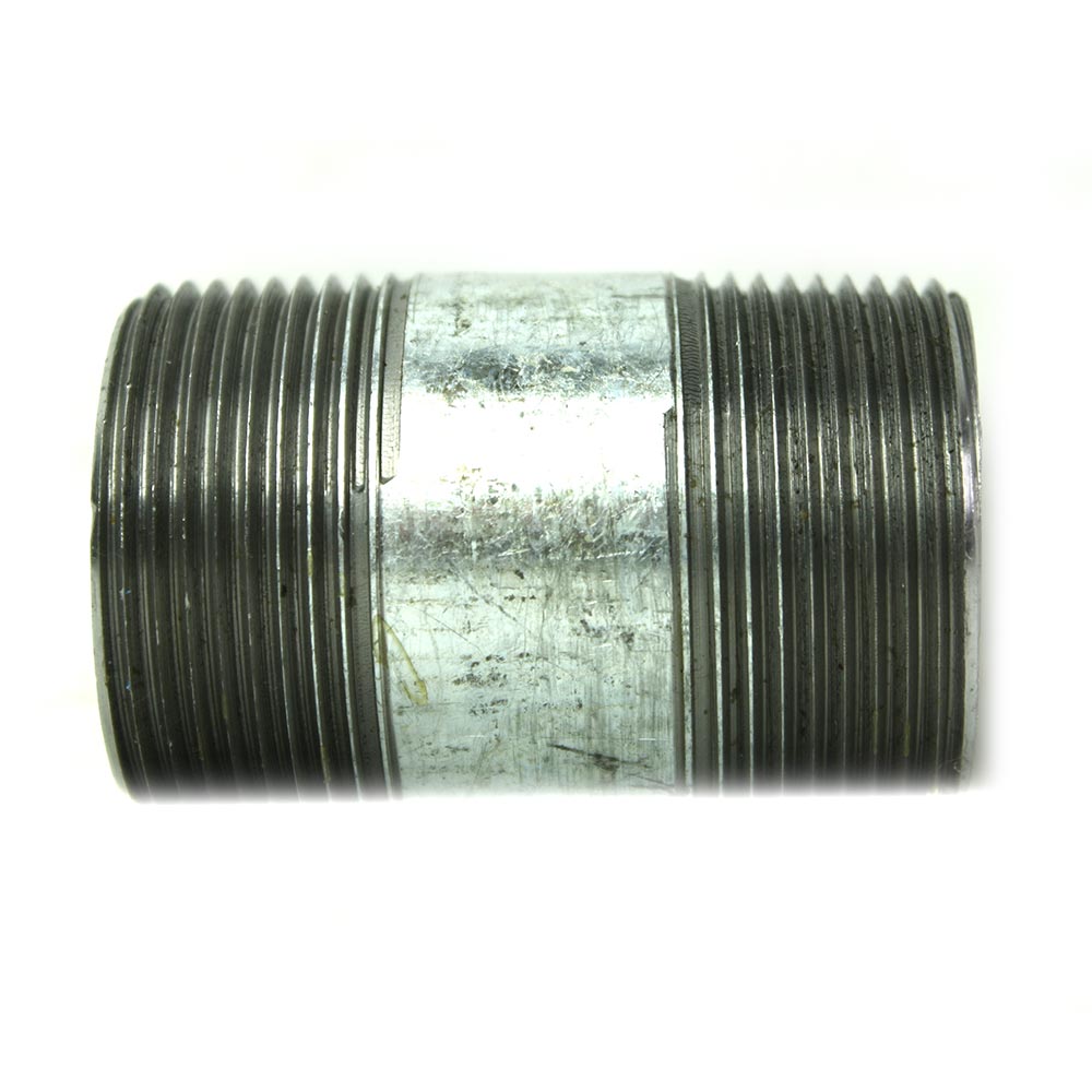1-1/4" x 2-1/2" Galvanized Steel Nipple
