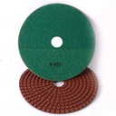 7" Wet Diamond Polishing Pad, 3mm - 400 Grit
