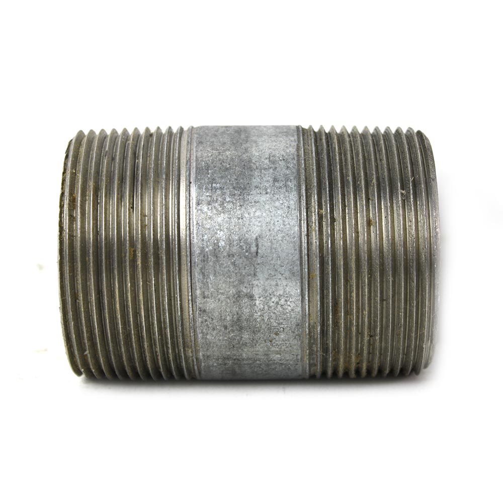 2-1/2" x 4" Galvanized Steel Nipple
