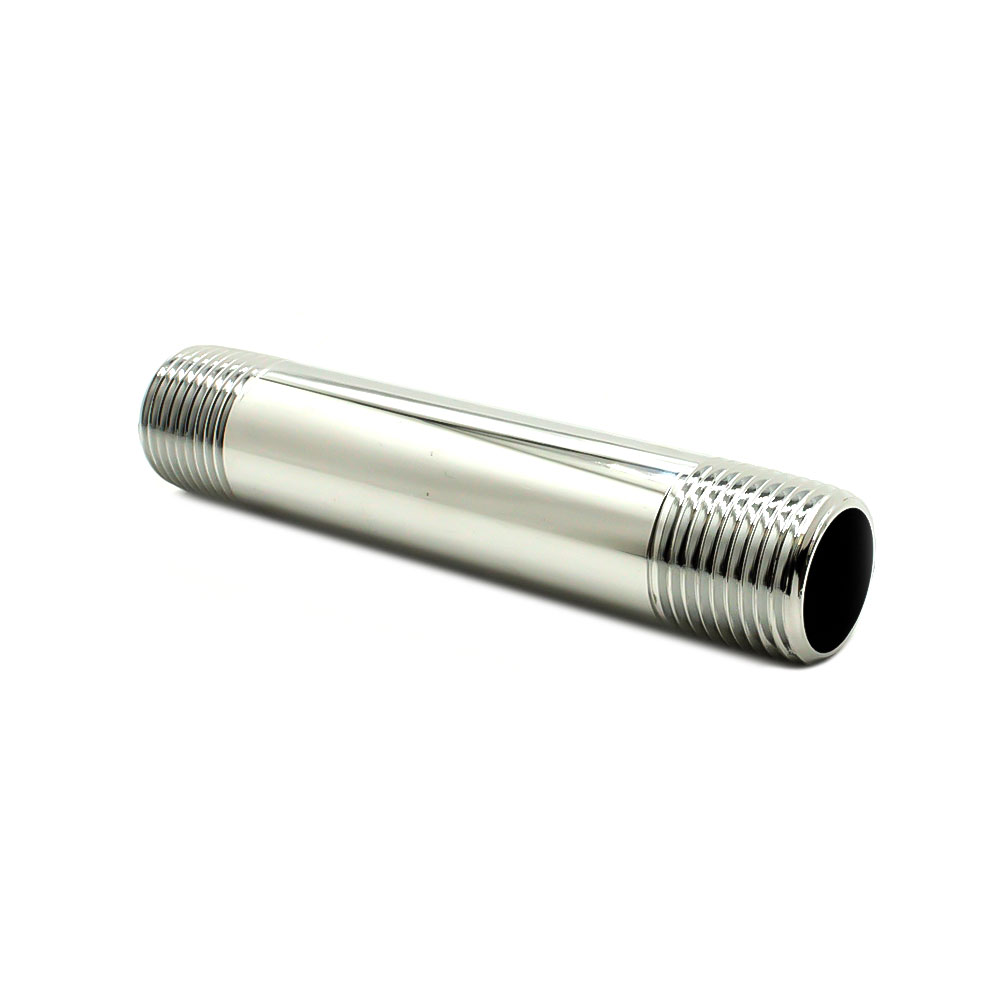 1/2" x 3" Chrome Plated Brass Nipple