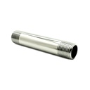1/2" x 5" Chrome Plated Brass Nipple