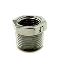 1/2" x 3/8" Chrome Plated Brass Bushing