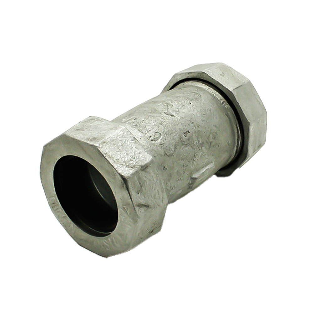 1/2" Galvanized Compression Coupling