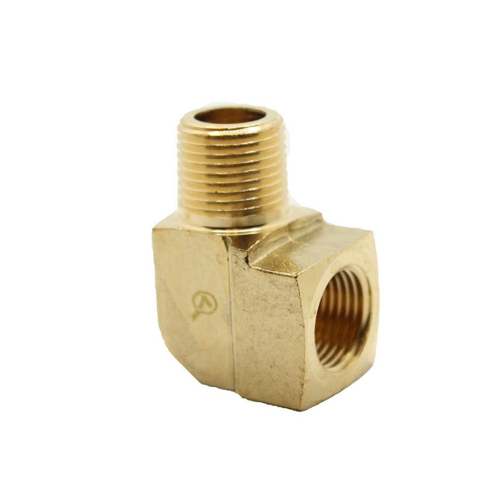 3/8" 90 Street Elbow Brass (BARSTOCK) - (FST66E)