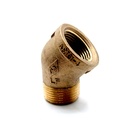 3/4" 45 Brass Street Elbow