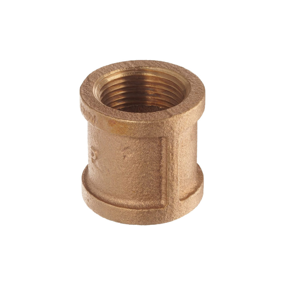 1-1/4" Brass Coupling
