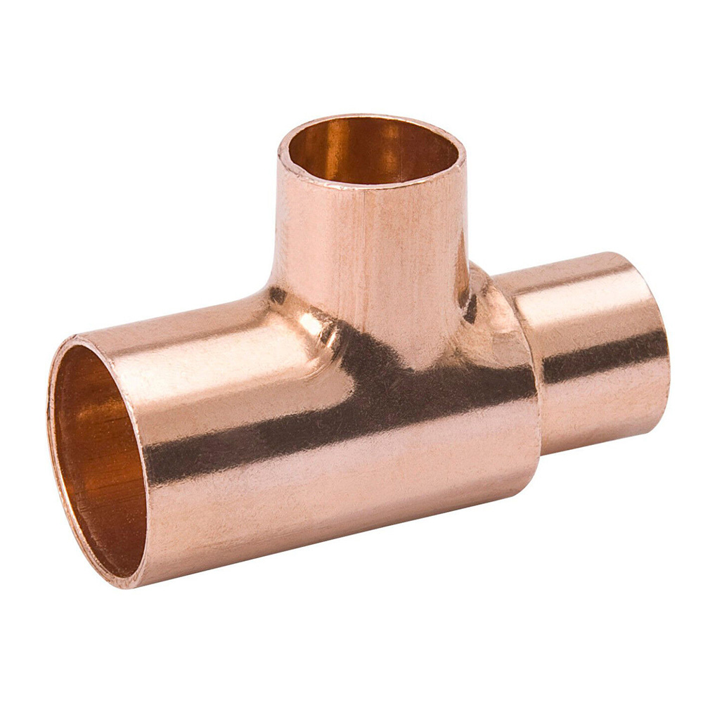 3/4" X 1/2" X 1/2" Copper Reducing Tee