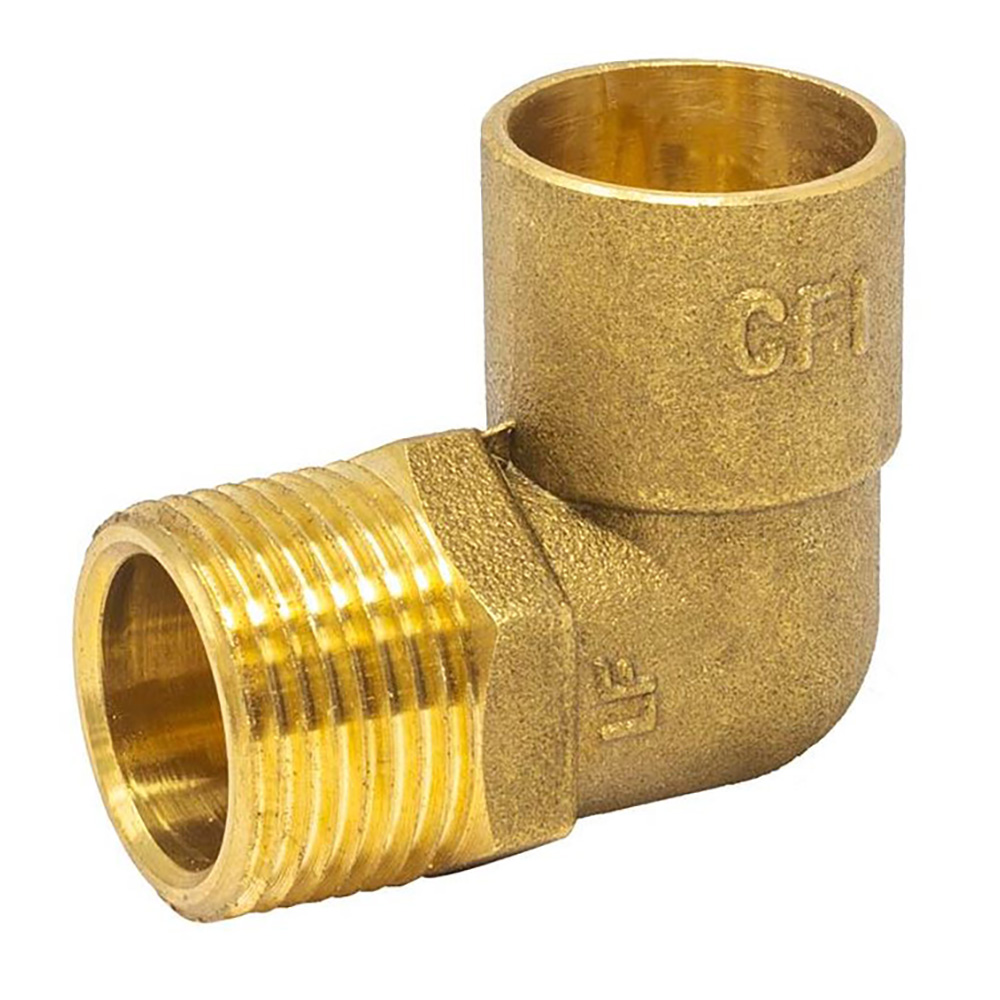 3/4" Copper X 3/4" MIP Cast Elbow