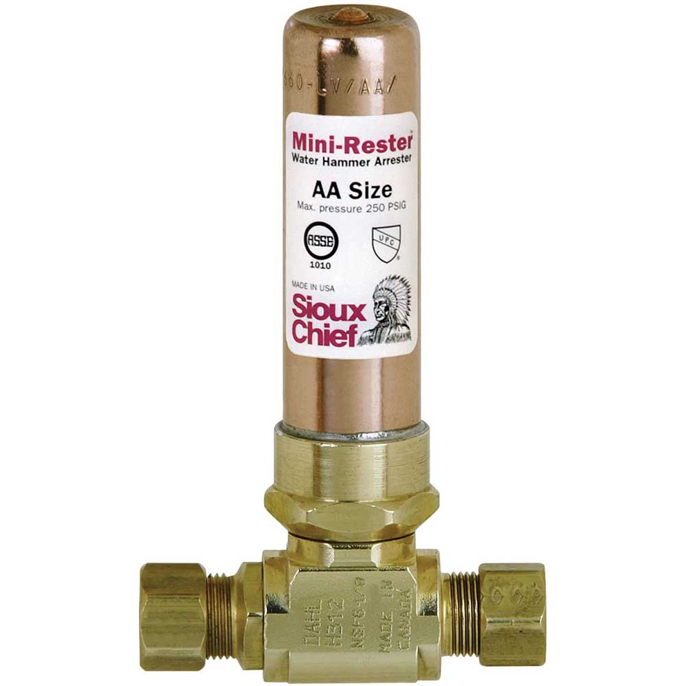 1/4" Compression Mini Rester Residential Water Hammer Arrester 