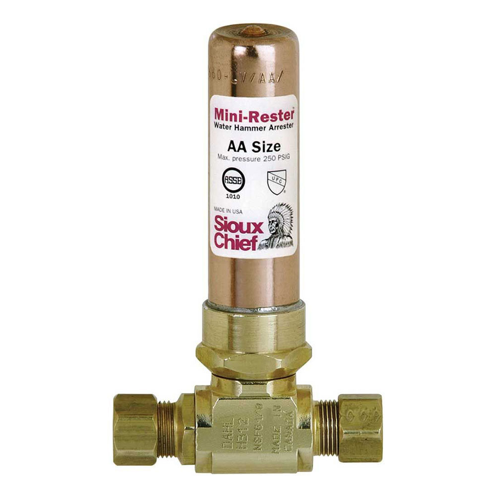 3/8" Compression Mini Rester Residential Water Hammer Arrester 