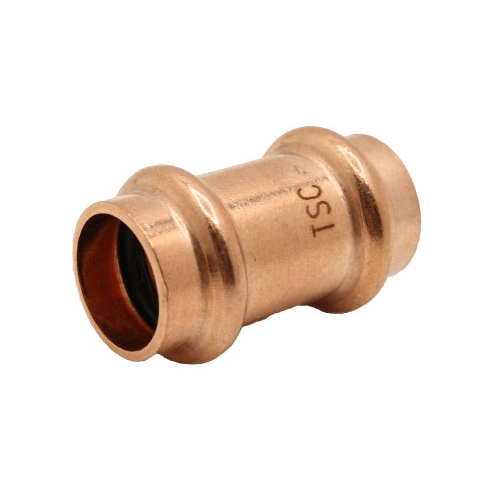 3/4" Copper Press Coupling - Plain