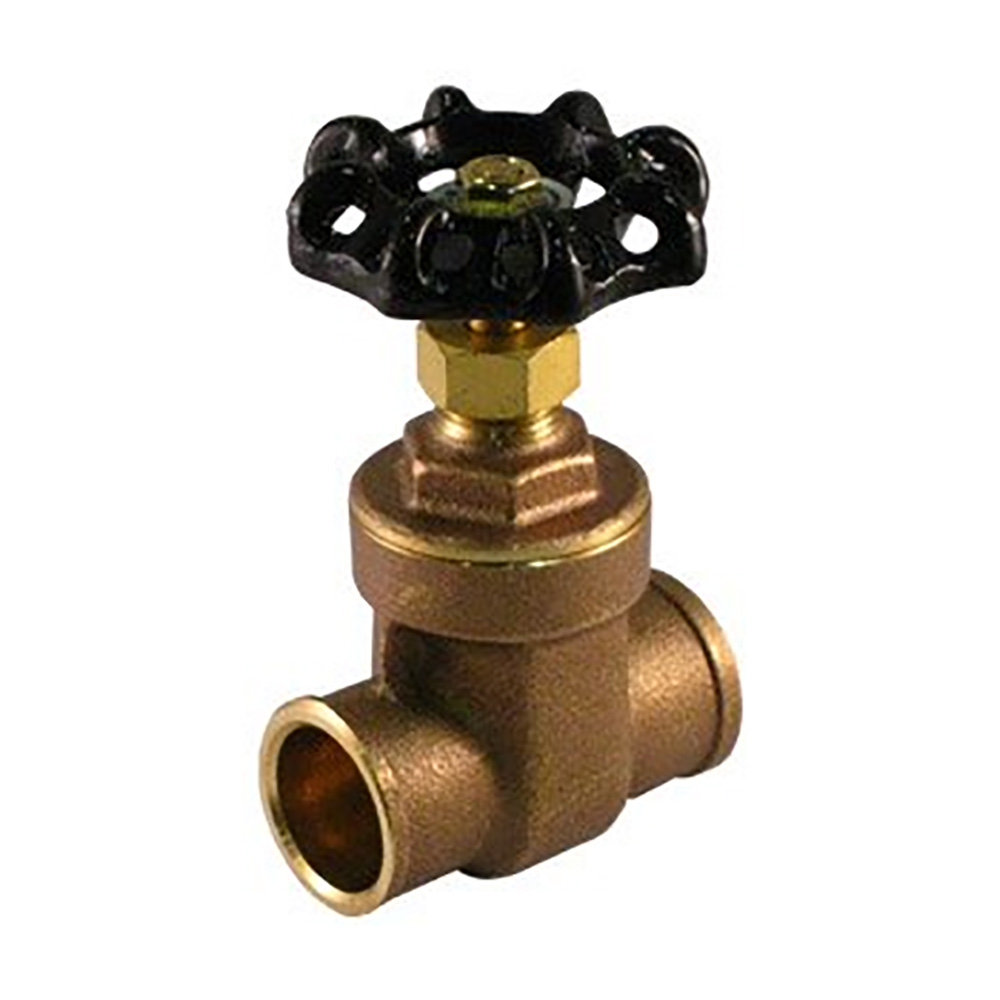 1/2" CXC Brass Gate Valve