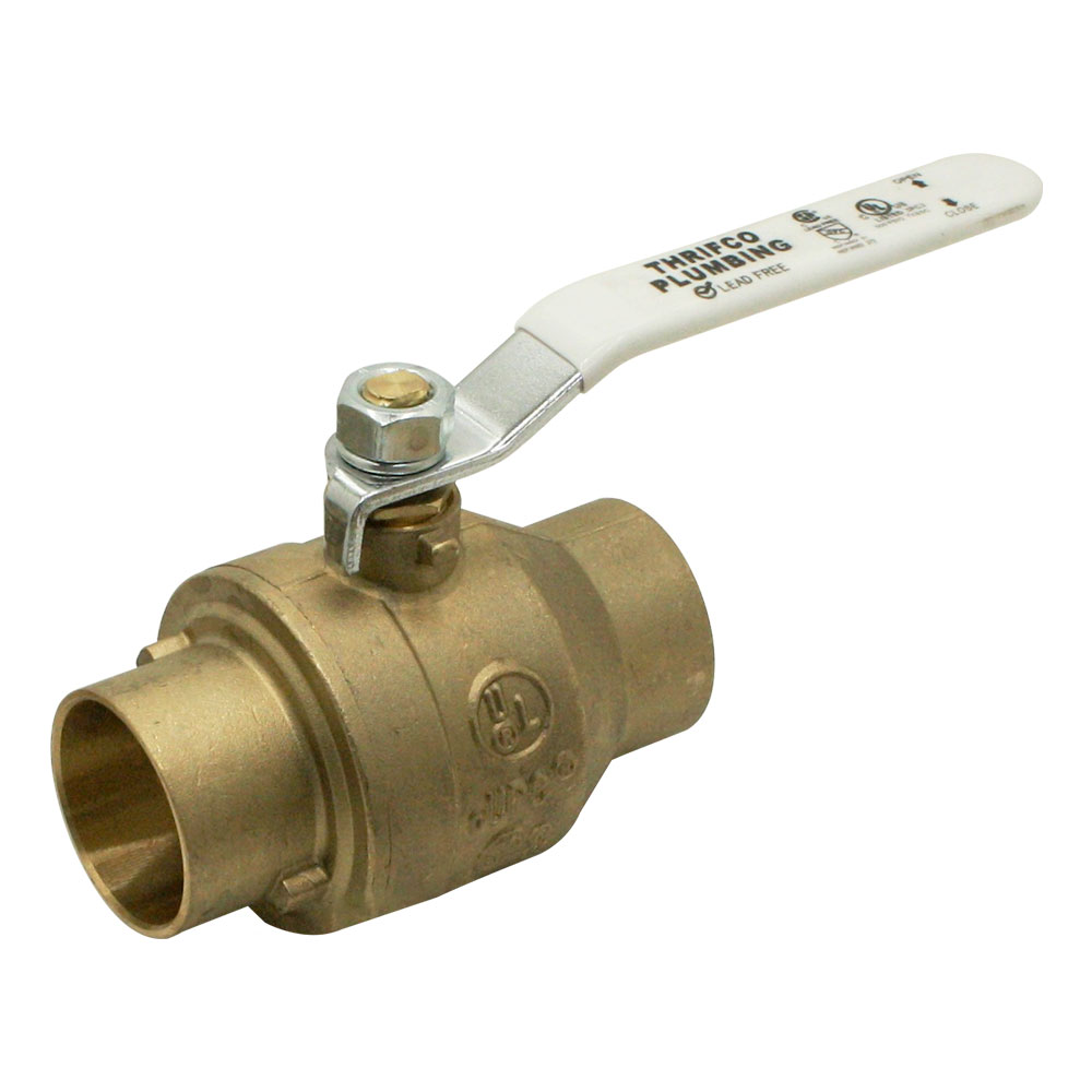 1" CXC Brass Full Bore Ball Valve