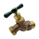 3/4" MIP x 3/4" GHT No-Kink Brass Hose Bibb