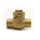 1/2" CXC Brass Swing Check Valve
