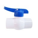 2" Threaded PVC Ball Valve - Blue Handle (Heavy-Duty)