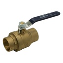 1-1/4" CxC Full Port Brass Ball Valve