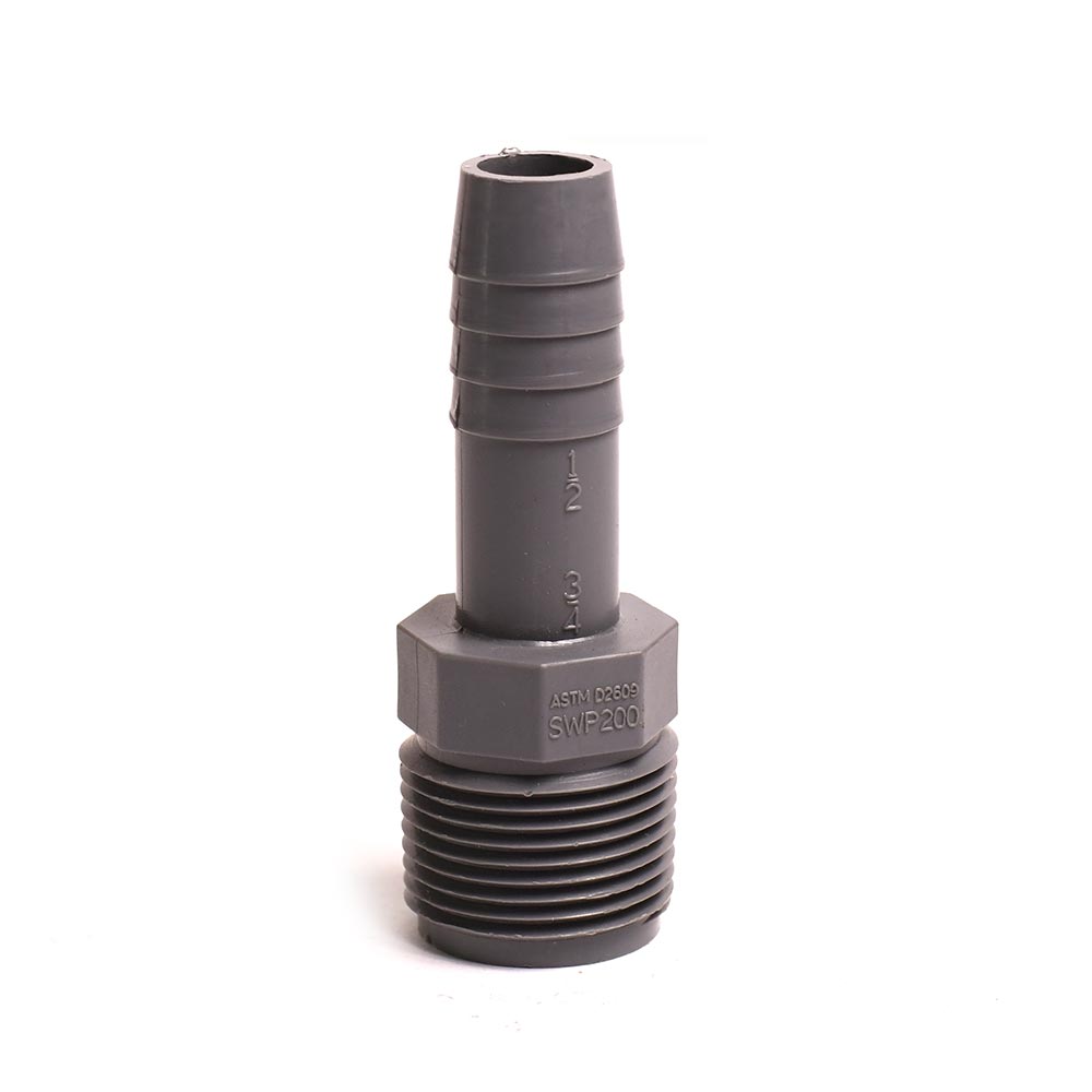 3/4" Male x 1/2" Poly Insert Reducer Adapter