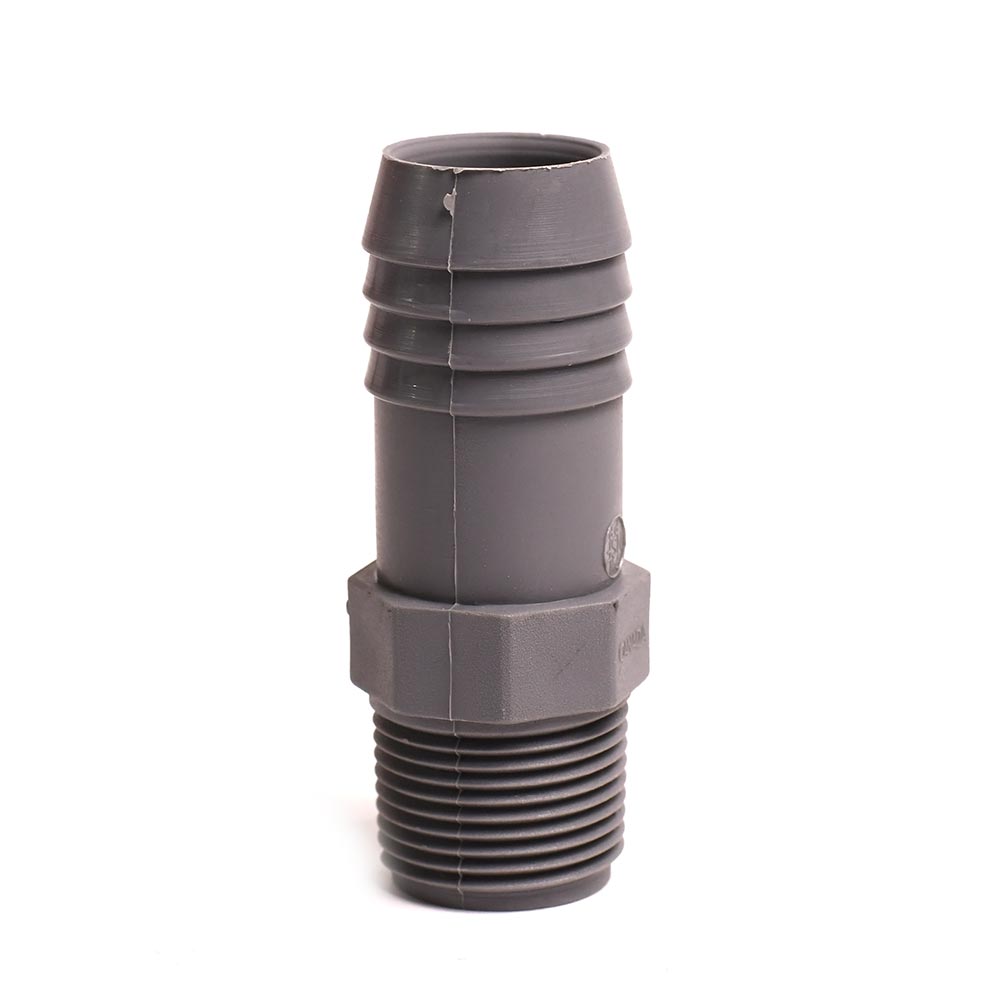 3/4" Male x 1" Poly Insert Reducer Adapter