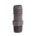 3/4" Male x 1" Poly Insert Reducer Adapter