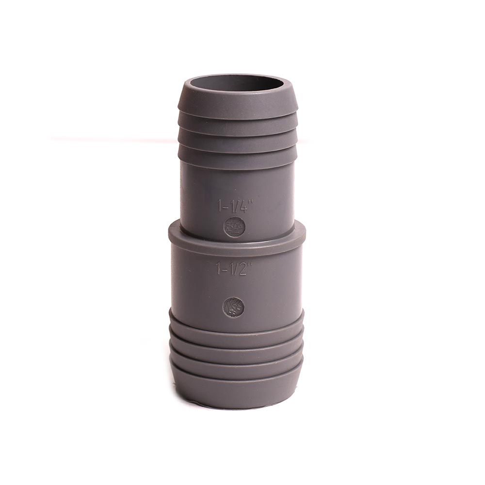 1-1/2" x 1-1/4" Poly Insert Reducer Coupling