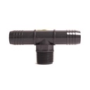 1/2" x 1/2" Poly Insert Combination Tee