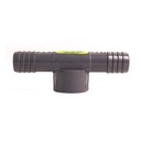 2" x 1-1/2" Poly Insert Combination Tee