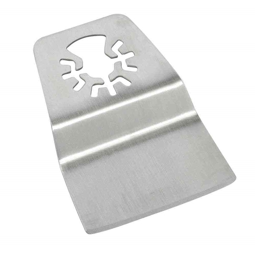 52mm Flush Cut (8mm Offset Mount) Stainless Steel Scraper  Compatible with Fein Multimaster, Dremel, Bosch, Craftsman, Ridgid Oscillating Tools
