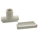 3/4" Snaploc PVC Pipe Repair Tee with 1/2" Threaded Riser
