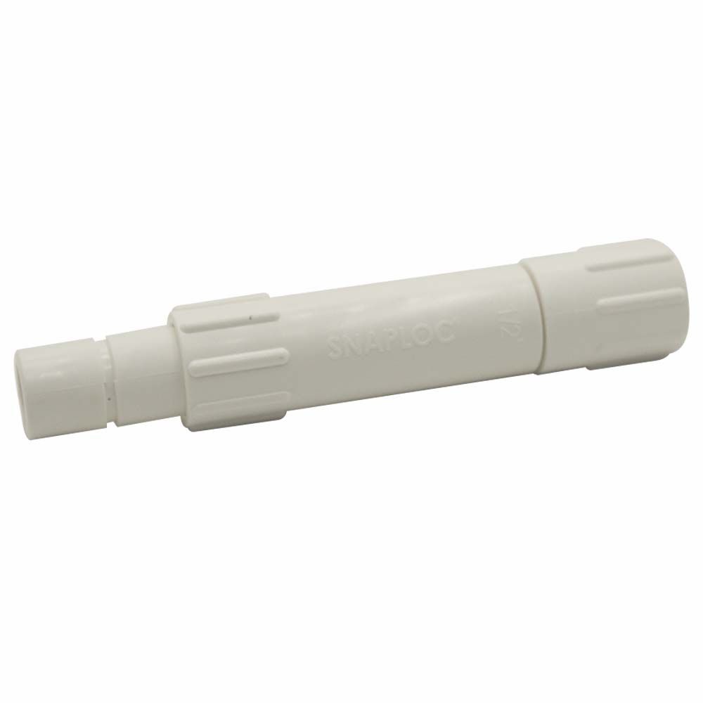3/4" Snaploc Extendable Slide Telescopic PVC Pipe Repair Coupling