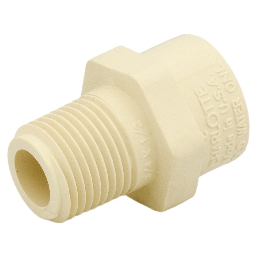 3/4" CPVC X 1/2" Male Adapter