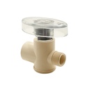 1/2" CPVC X 3/8" Comp Straight Stop