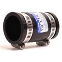 P1056-125 1-1/4" Cast Iron or Plastic to 1-1/4" Cast Iron or Plastic Flexible Repair Coupling