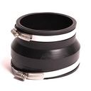 P1002-44 4" Clay to 4" Cast Iron or Plastic Flexible Repair Transition Coupling