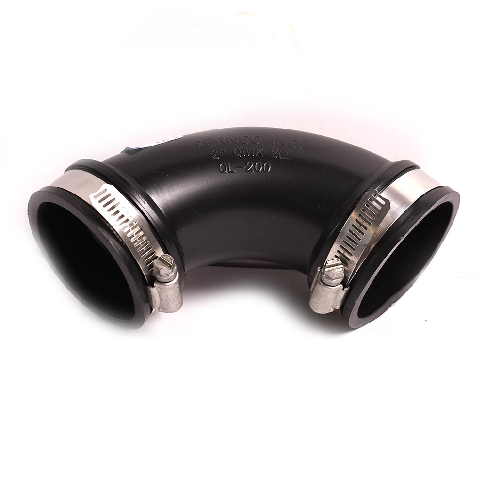 PQL-150 1-1/2"  Cast Iron, Plastic, Steel, Copper Flexible Repair Elbow
