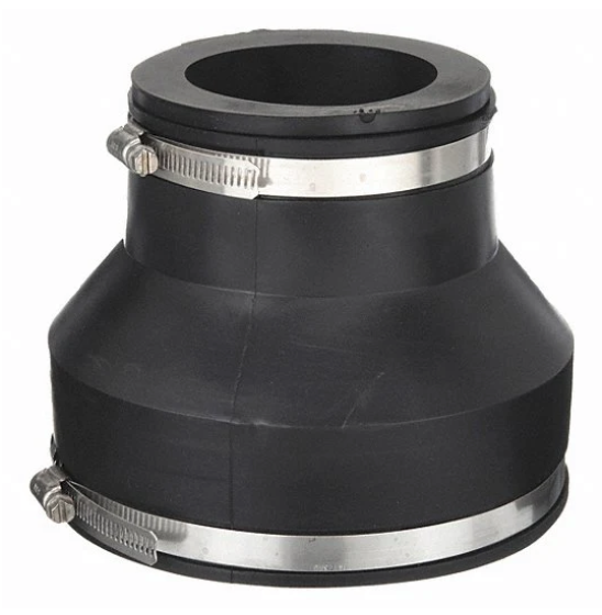 P1056-64 6" Cast Iron or Plastic to 4" Cast Iron or Plastic Flexible Repair Reducer Coupling