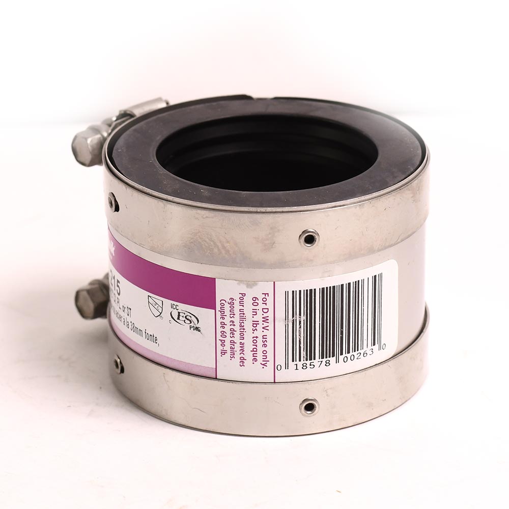 P3000-215 2" x 1-1/2" Cast Iron to Plastic, Steel or XHCI - Shielded No-Hub Coupling