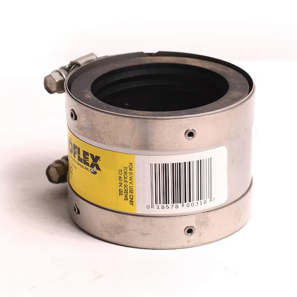 3003-150 1-1/2" Copper to 1-1/2" Copper or 1-1/4" Plastic - Shielded No-Hub Coupling