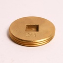2-1/2" Brass Countersunk Cleanout Plug