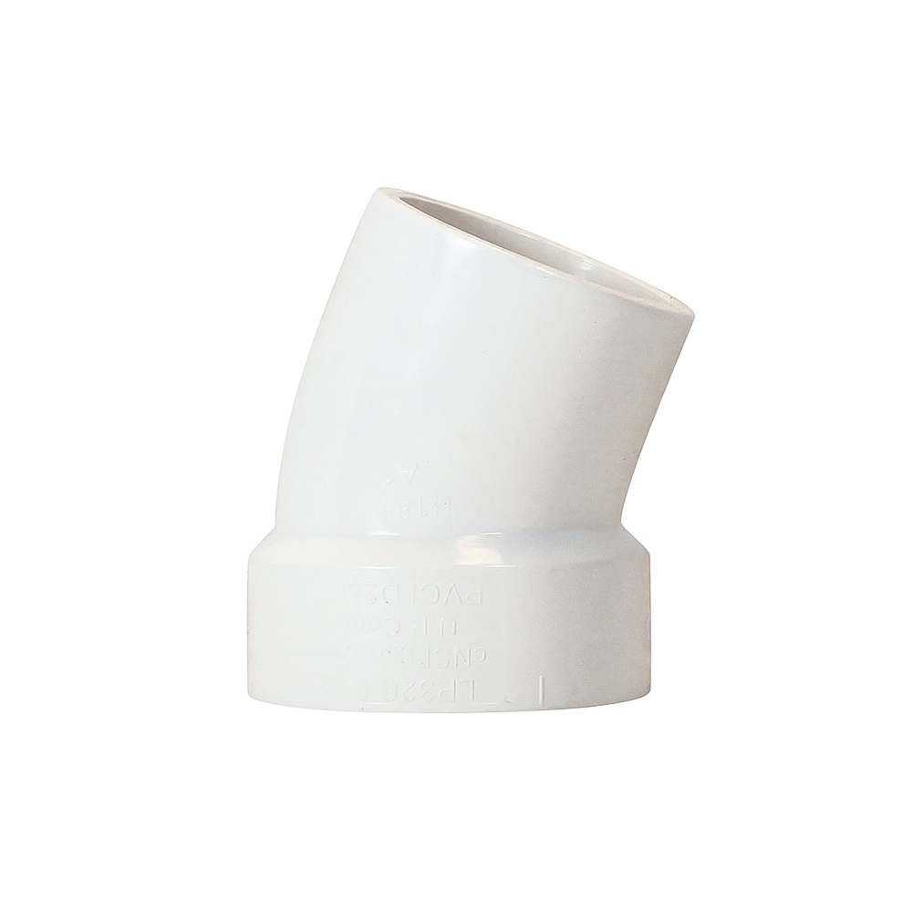 4" PVC DWV 1/16 Bend (H x S)