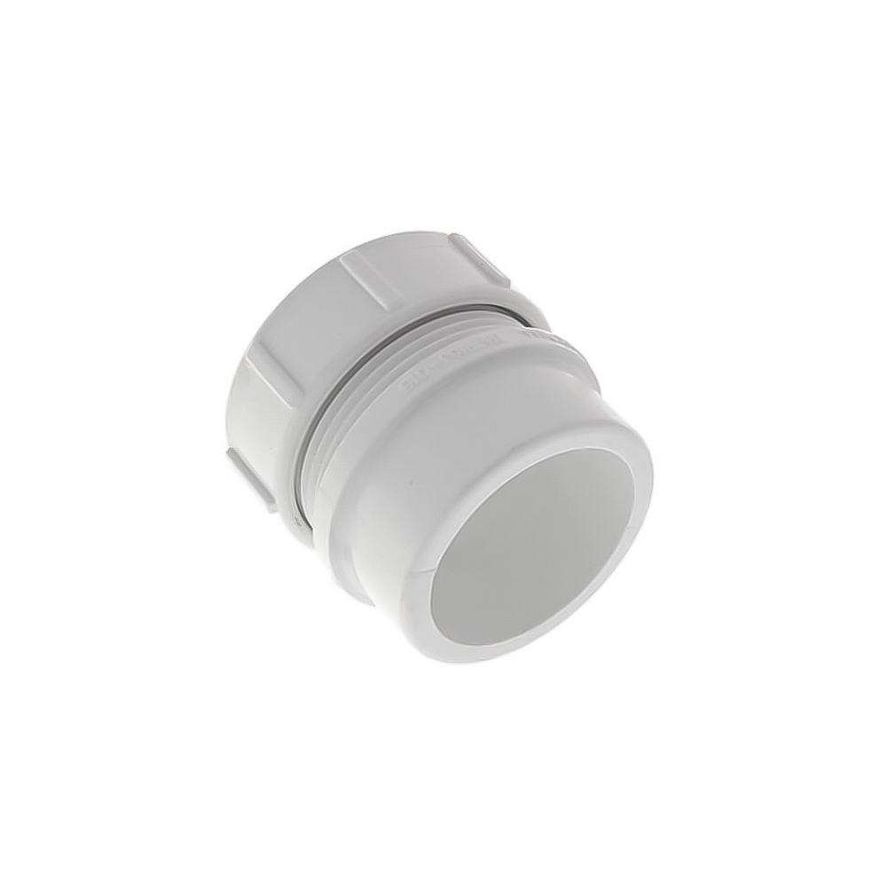 1-1/2" x 1-1/4" PVC DWV Trap Adapter (Female) W/Plastic Nut & Washer (S x Slip)