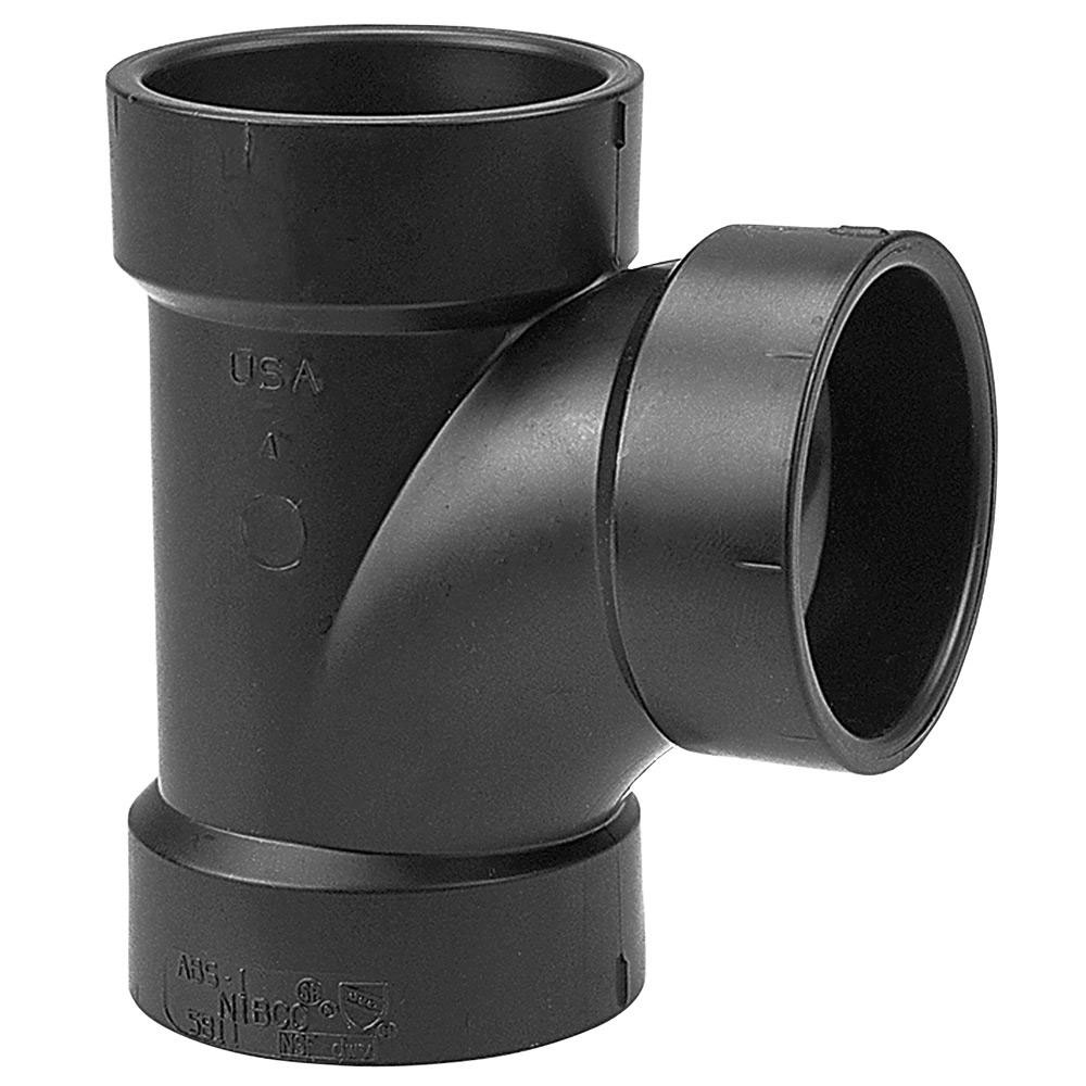 92127 2" X 1-1/2" X 2" ABS Sanitary Reducing Tee