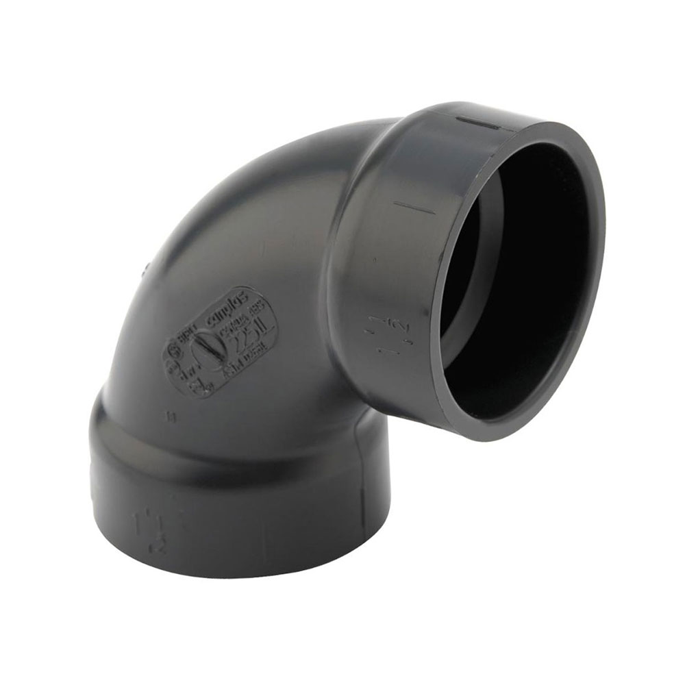 92251 1-1/2" ABS 1/4 Bend Elbow