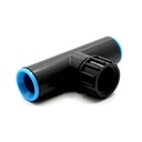RSTW710 1/2 SWIVEL COMP TEE BL