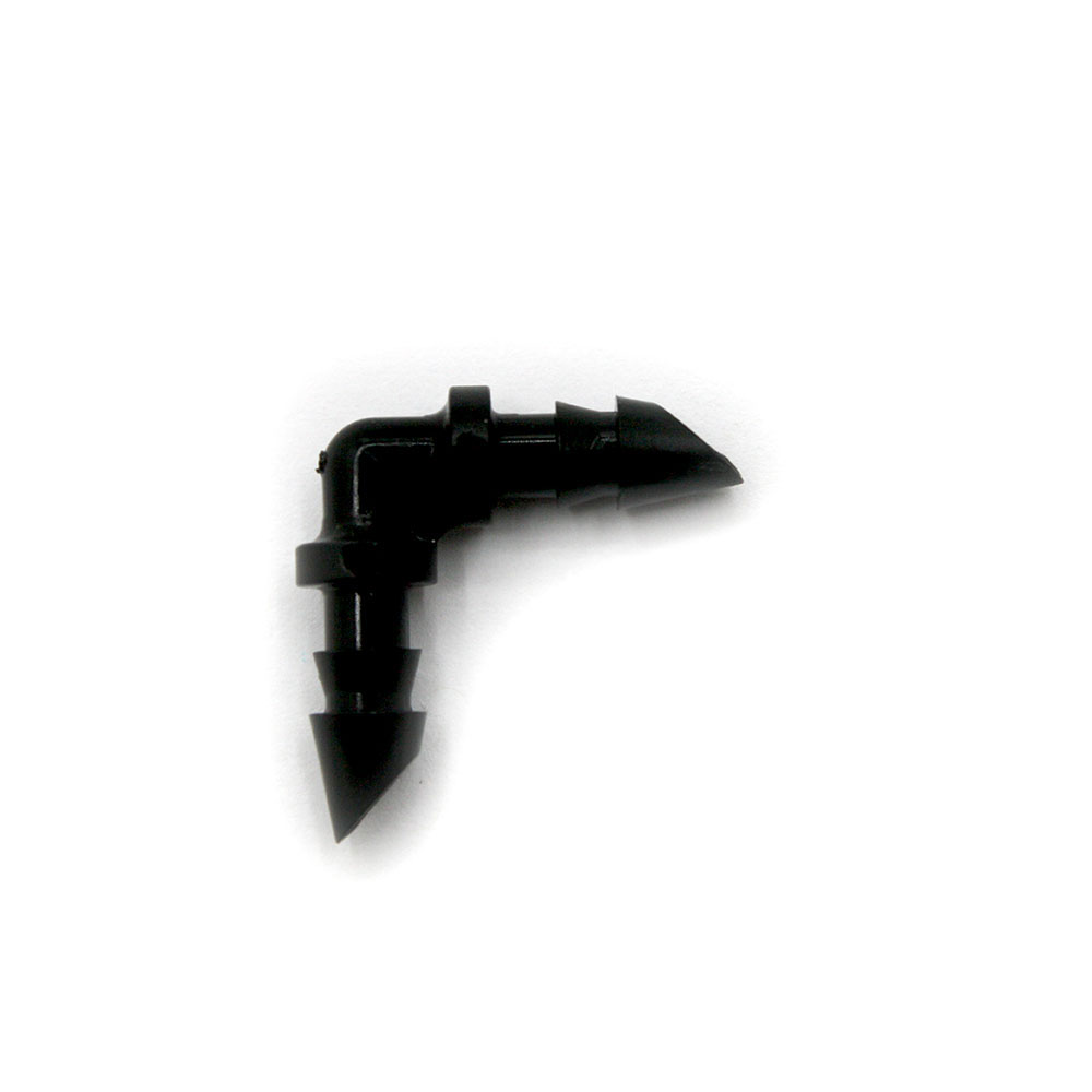 1/4" Barb Elbow for Drip Tubing - 100/Pack