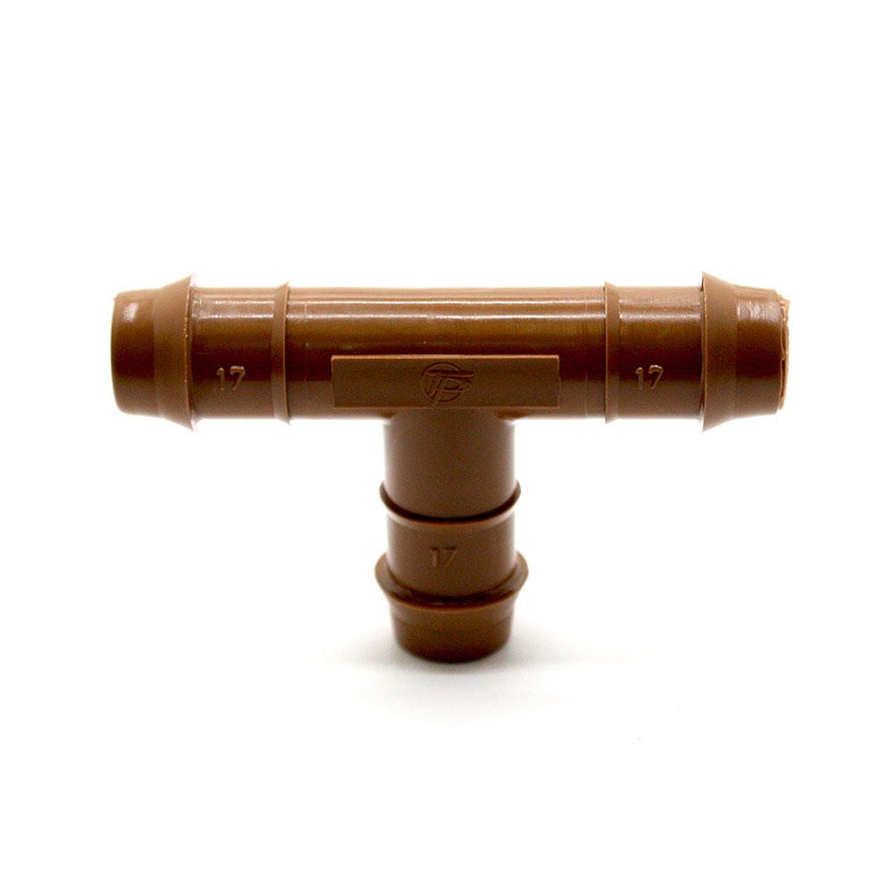 17mm Drip Barbed Insert Tee