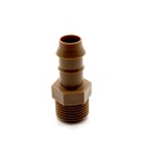 17mm Drip Barbed Insert X 1/2" MPT Adapter