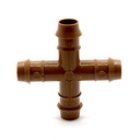 17mm Drip Barbed Insert Cross